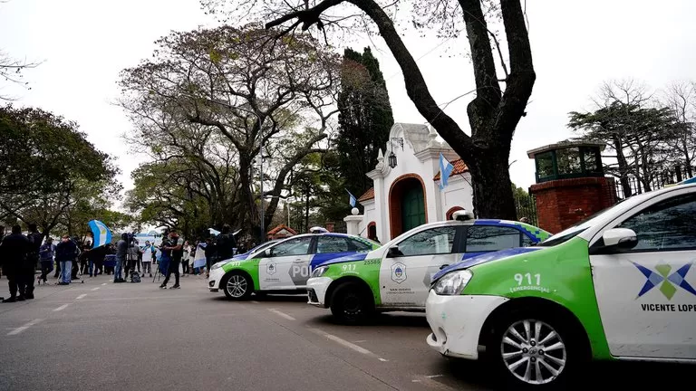 REACCIONES. Así fue la protesta en Olivos, en 2020.