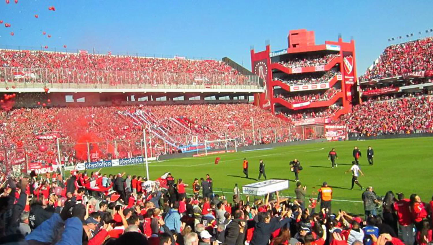 EN EL RECUERDO. Una postal del estadio Libertadores de América, en Avellaneda.