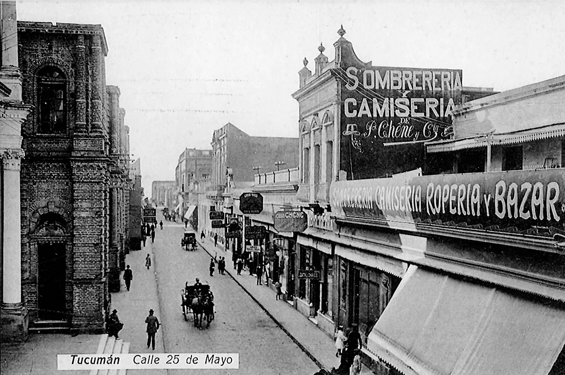 Tucumán retro: carteles publicitarios en la 25 a principio del siglo XX