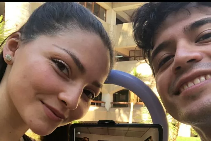 EN CHILE. Darío y Darinka.