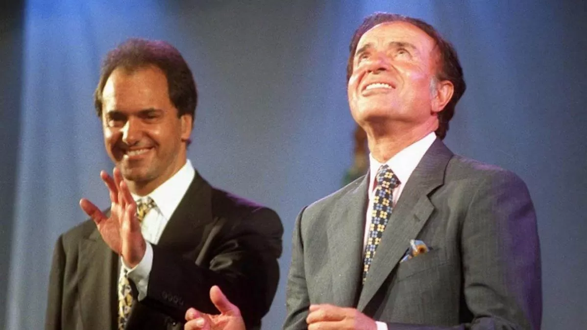 Carlos Saúl Menem y Daniel Scioli.