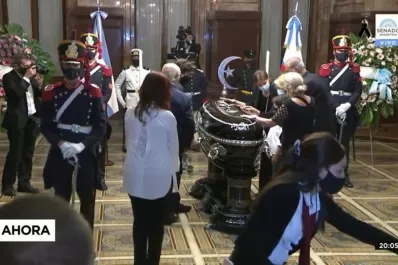 Muerte de Carlos Menem: velan sus restos en el Congreso