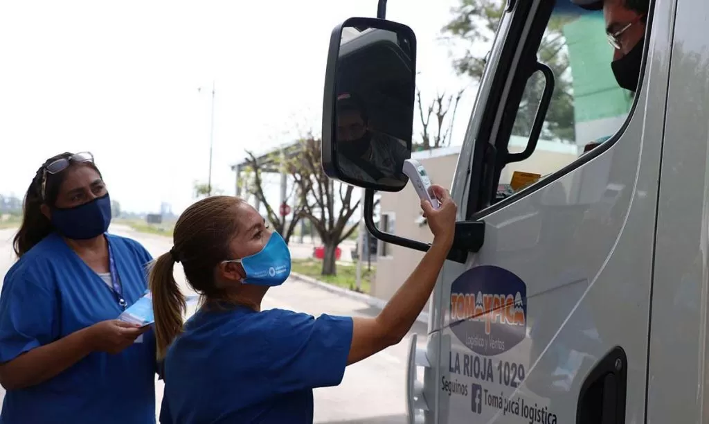 CONTROLES FRONTERIZOS. Foto: Ministerio de Salud Pública