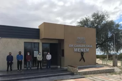 En Anillaco la procesión fue por dentro