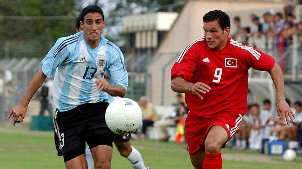 DEBUT “ALBICELESTE”. El defensor sumó minutos con la Selección de juveniles.