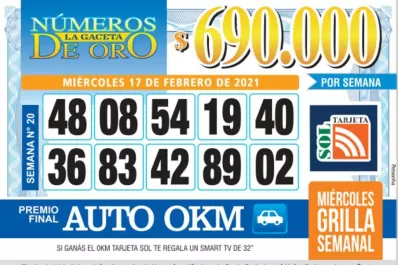 Los Números de Oro de LA GACETA