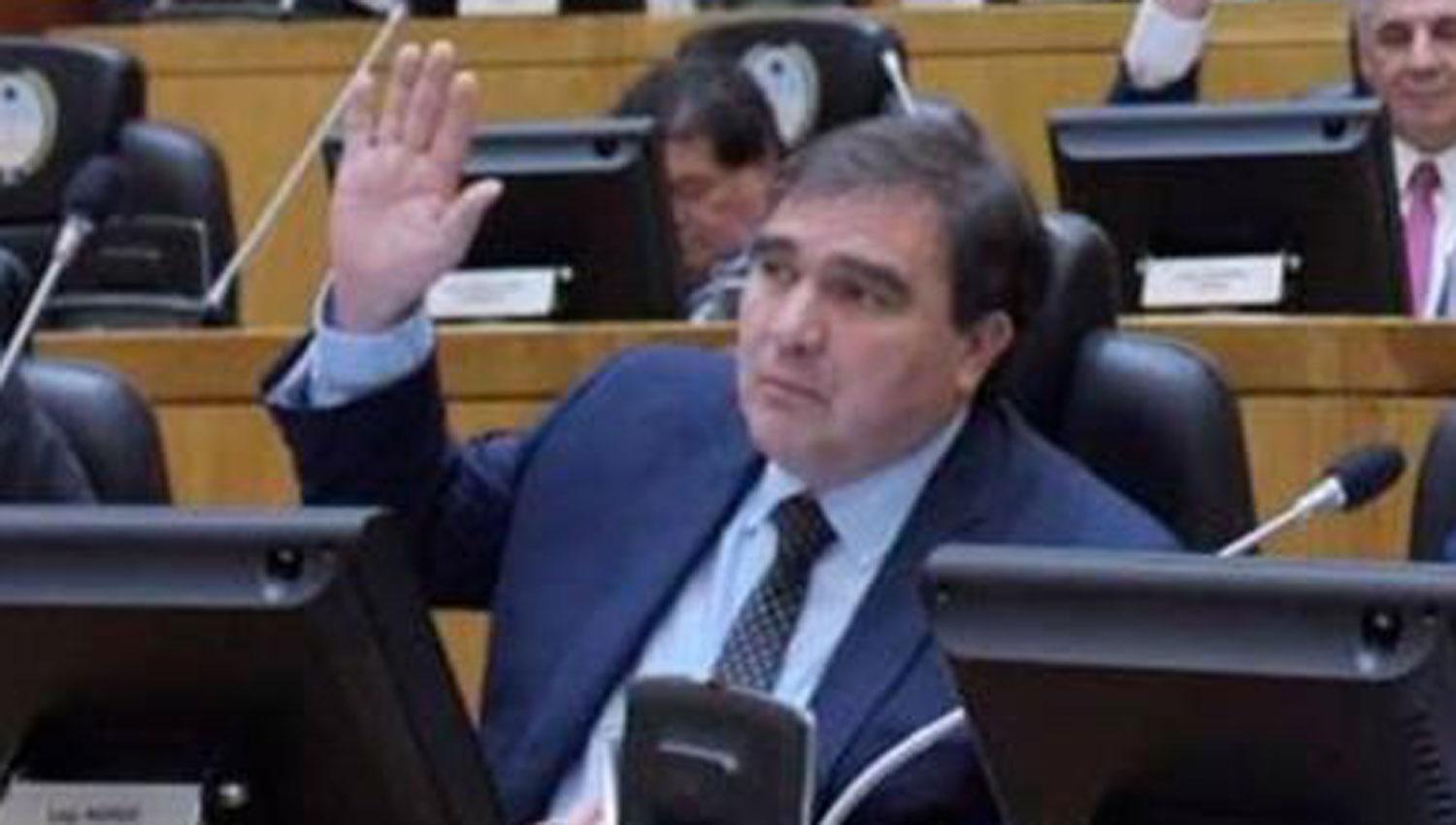 Javier Morof, legislador oficialista.