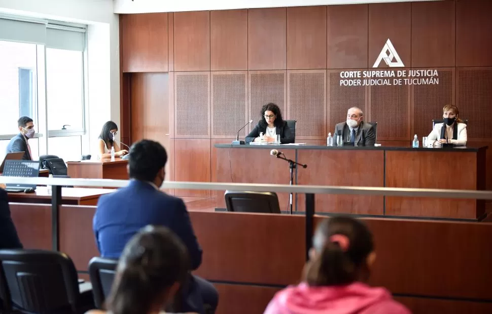 EL TRIBUNAL. La Justicia determinó que hubo responsabilidad penal del acusado en el femicidio.  la gaceta / foto de Inés Quinteros Orio