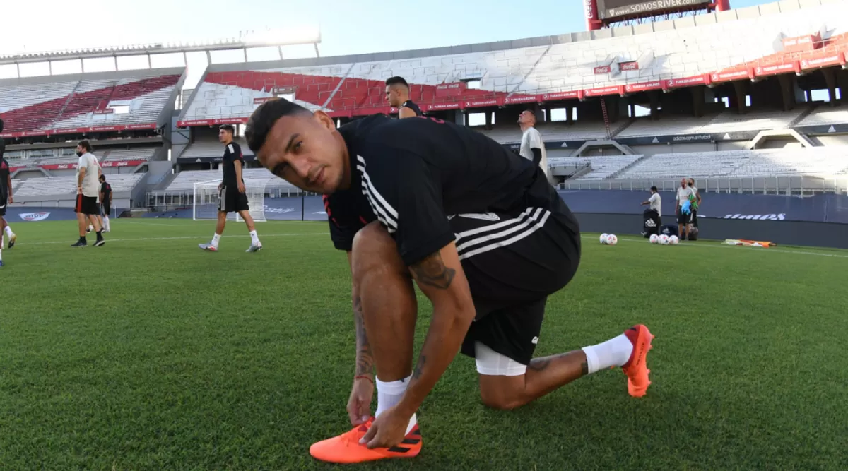 EN CASA. Después de la pandemia, River vuelve a jugar en el Monumental.