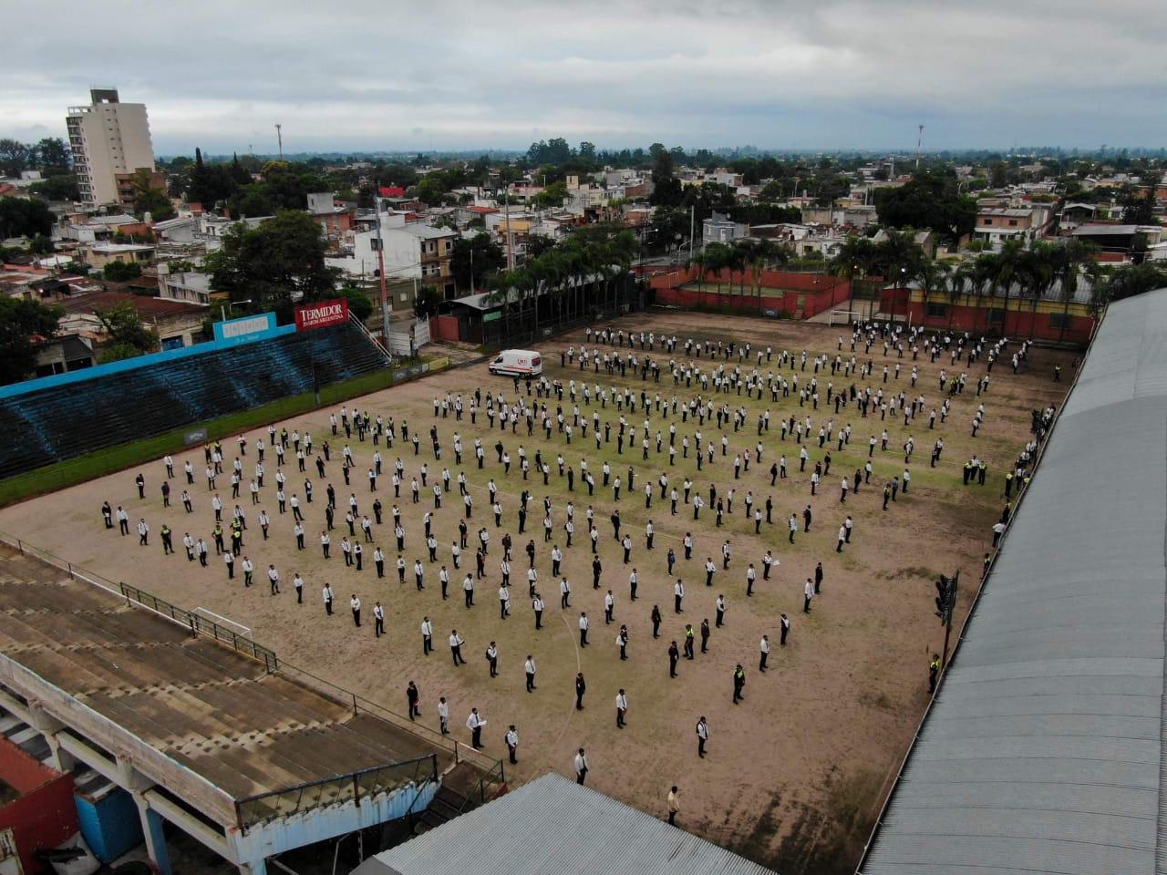 Más de 500 jóvenes rindieron el examen para ingresar al Instituto de Policía