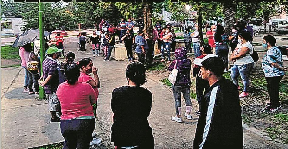 PROTESTA EN TAFÍ VIEJO. Piden que se reparen las escuelas. 