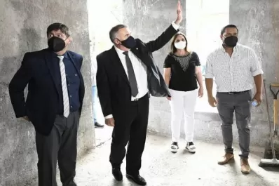 Jaldo supervisó obras que se realizan en Alderetes