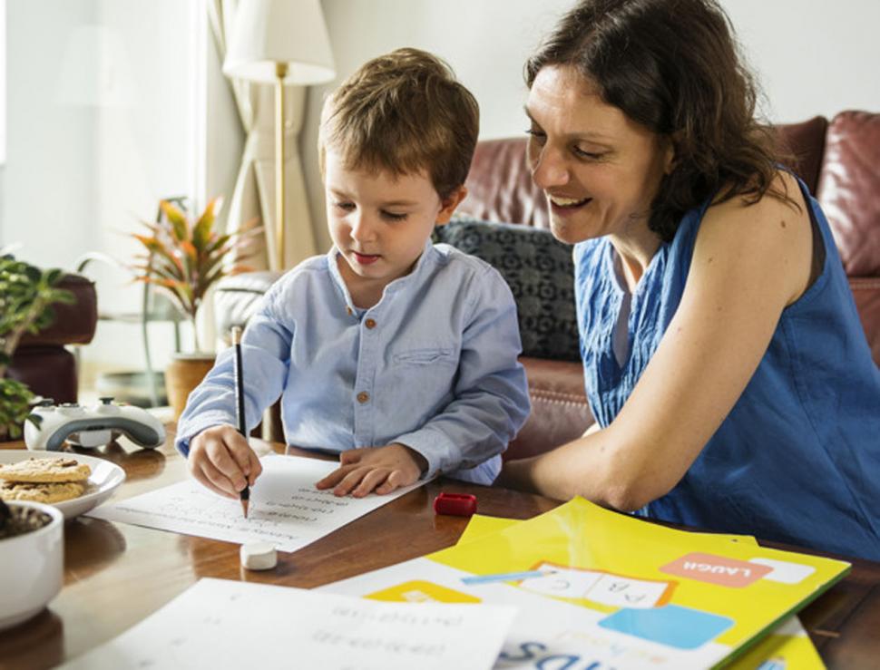 VIRTUALIDAD. Los padres se convirtieron en guías de la educación. 