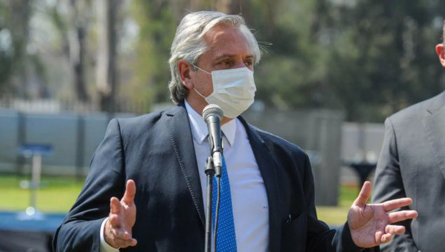 Alberto Fernández, presidente de la Nación.