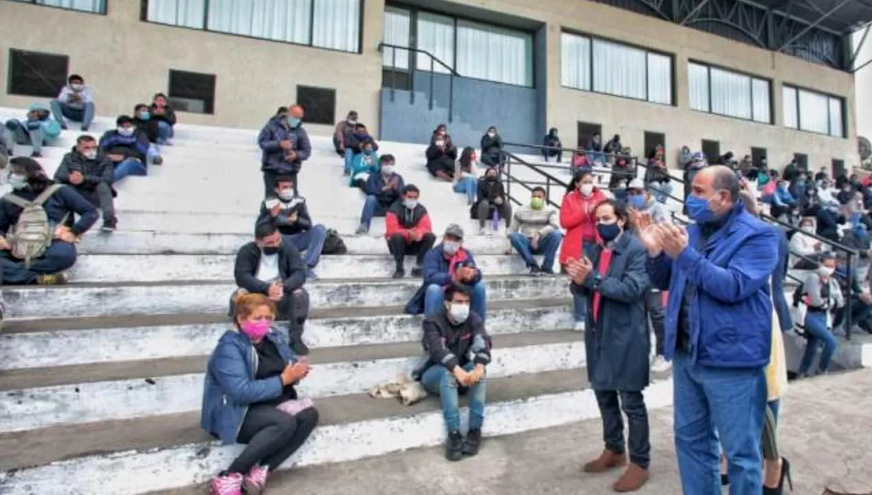 POSICIONAMIENTO. Fuerte apoyo del gerente regional de la Anses en el NOA, el cristinista Jesús Salim, al gobernador, Juan Manzur.