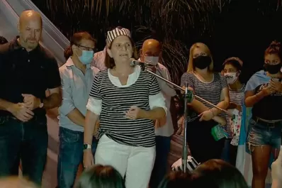 Disfrazada de presa, Patricia Bullrich brindó un discurso en Formosa