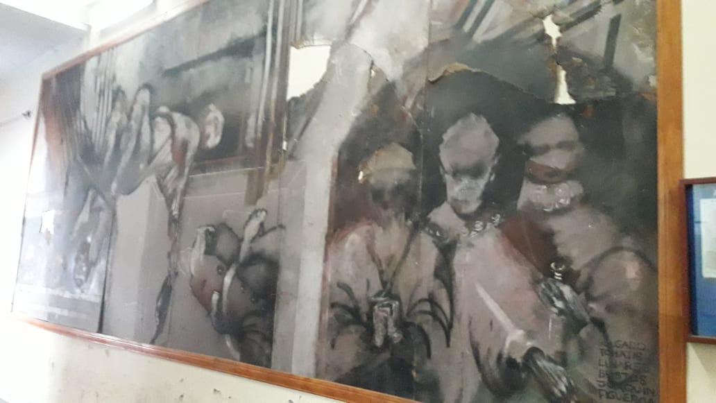 ALTO DETERIORO. Hay secciones completas de la obra que se perdieron. 