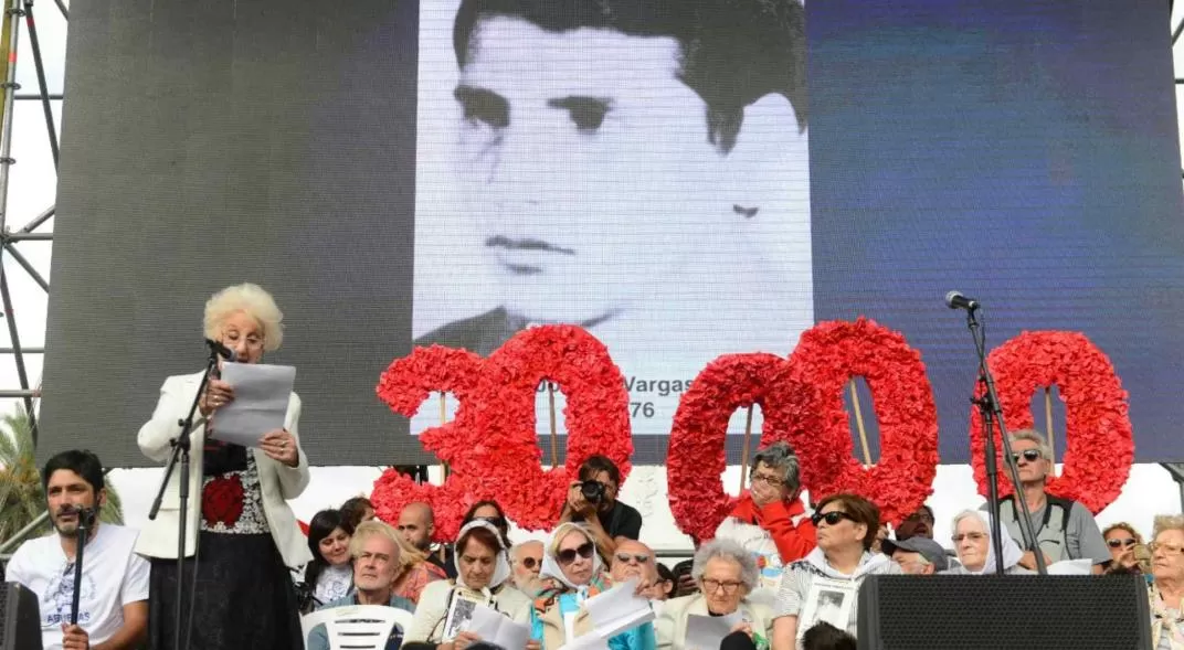 Estela de Carlotto, en un acto de 2018.