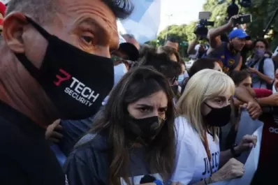 El descargo de Dalma Maradona tras la caótica marcha por Diego