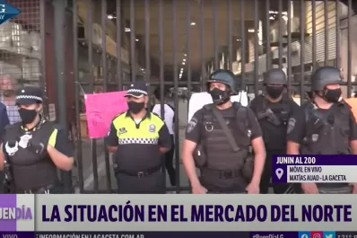Unas 30 personas permanecen en el Mercado del Norte, según la Policía