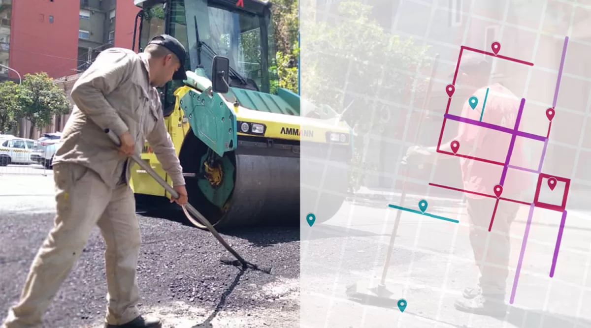 Mapa de calles cortadas: $ 400 millones de inversión y complicaciones en 20 manzanas