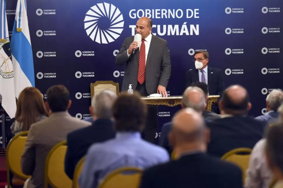 RECAMBIO. El martes, Manzur designó a Simón Padrós en Producción. LA GACETA/ dIEGO ARÁOZ