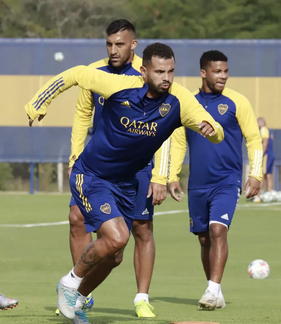 PUEDE SER CRUCIAL. Cardona ya anotó contra River y sabe que, en el nivel que llega, puede repetir.  telam