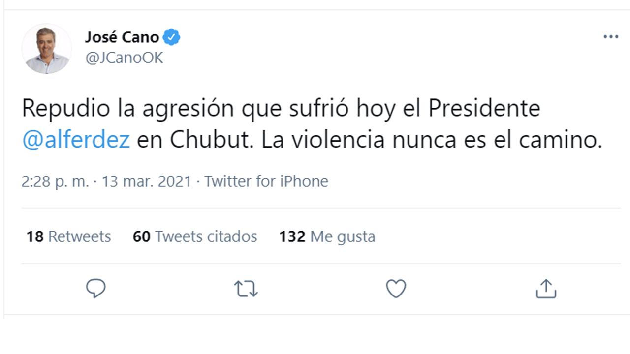 Dirigentes tucumanos se solidarizaron con el Presidente y repudiaron el ataque que sufrió en Chubut