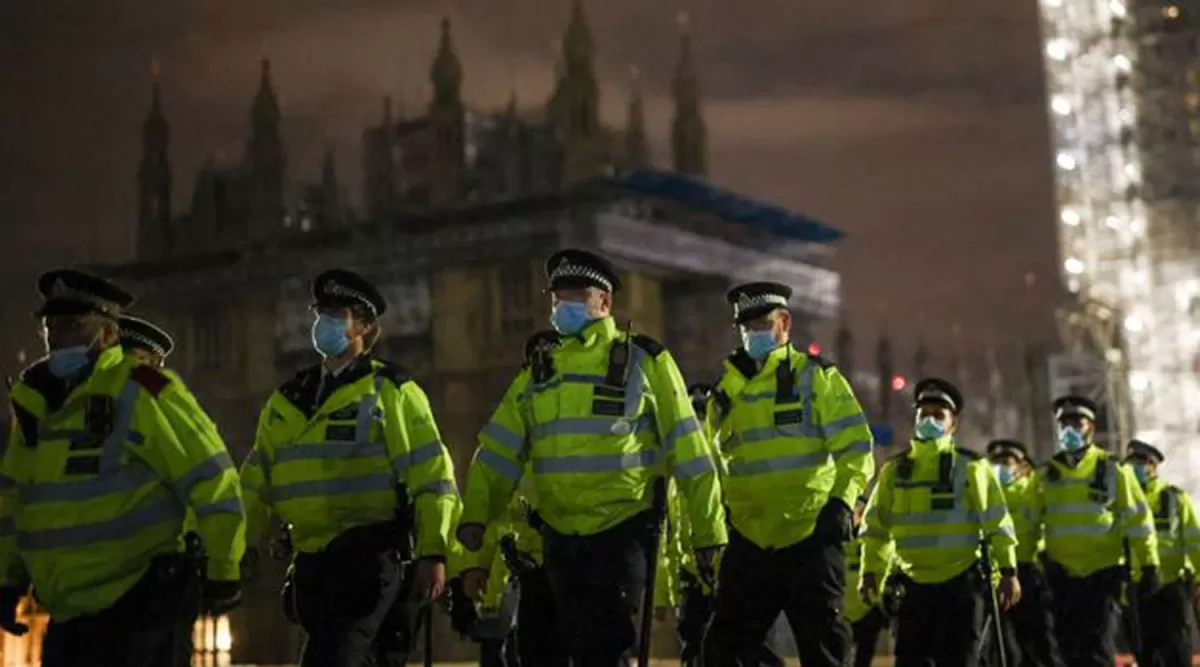 EN LONDRES. Las protestas por la muerte de Sarah Everard revolucionaron el centro de la capital británica.
