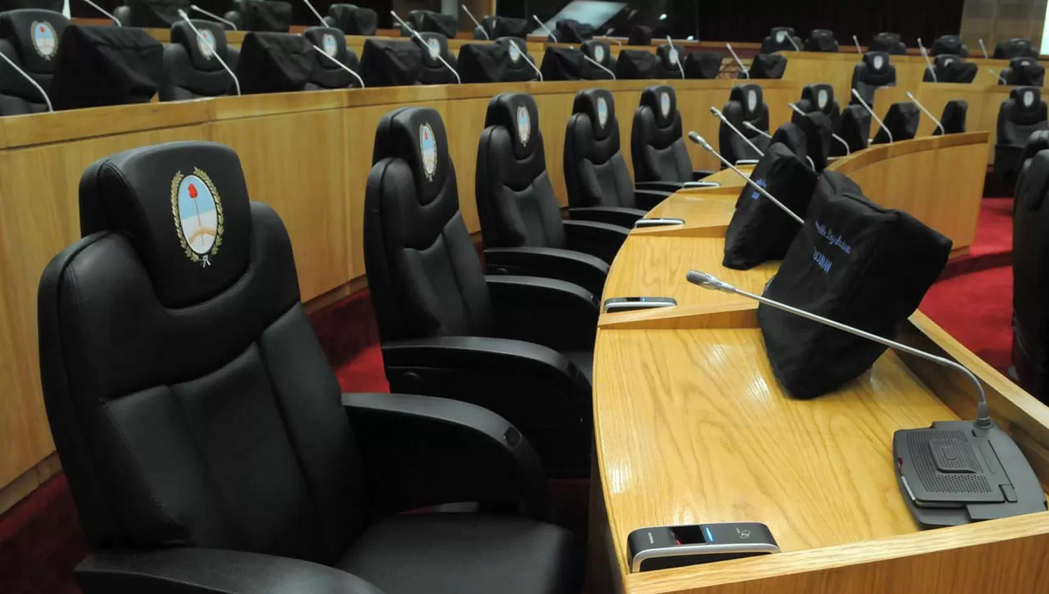 Recinto de la Legislatura provincial.