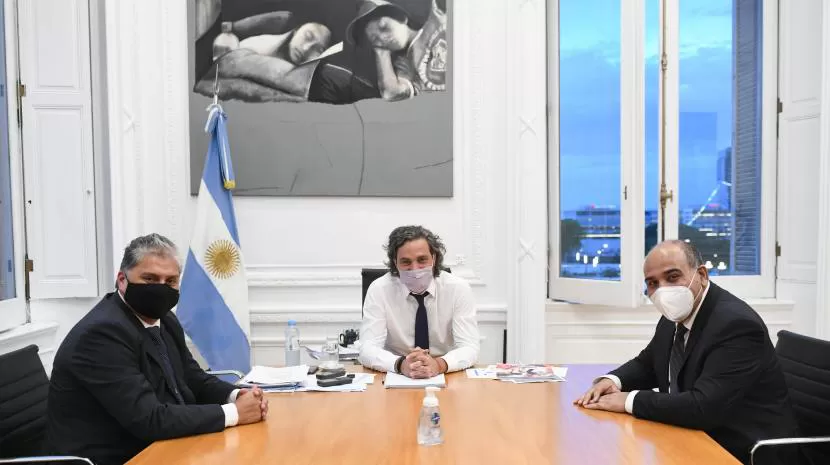 Manzur fue recibido esta tarde por el Jefe de Gabinete de la Nación, Santiago Cafiero.