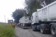 Trabajos a pleno para recuperar los caminos para la carrera