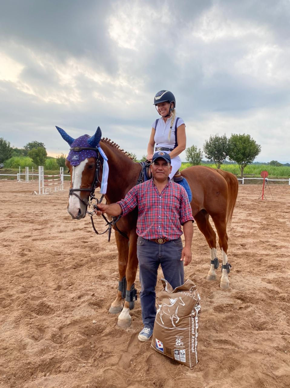 IMPARABLE. Lourdes Cossio triunfó en dos pruebas.
