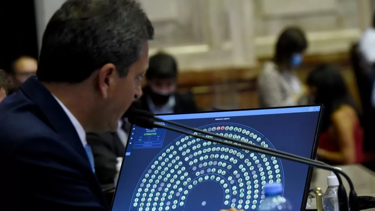 SERGIO MASSA. Presidente de la Cámara de Diputados y autor del proyecto que busca modificar el pago de Ganancias. 