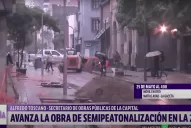 Semipeatonales: el lunes se inician las obras en 25 de Mayo al 200