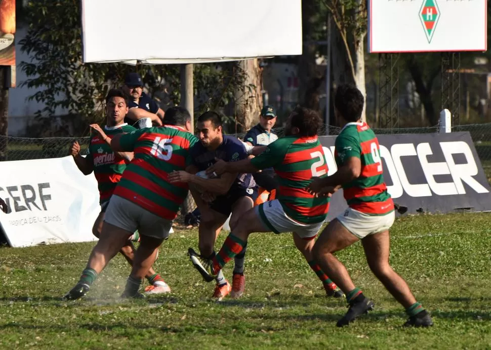 CONTACTO PLENO. Durante los minutos reglamentarios de juego, el contacto será el acostumbrado. Luego los jugadores deberán abandonar inmediatamente el lugar. la gaceta / foto de Osvaldo Ripoll (archivo)