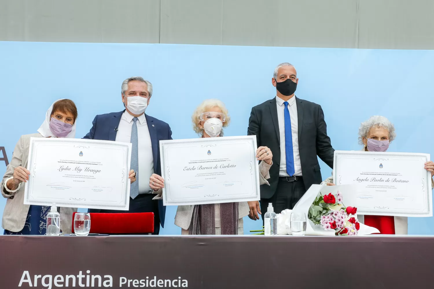 Alberto Fernández: “las Madres y las Abuelas son un modelo de conducta, de lucha y de compromiso”