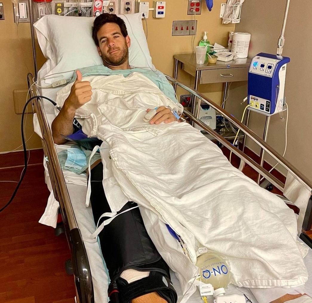 A meterle con todo para volver a jugar, dijo Del Potro luego de su operación de rodilla