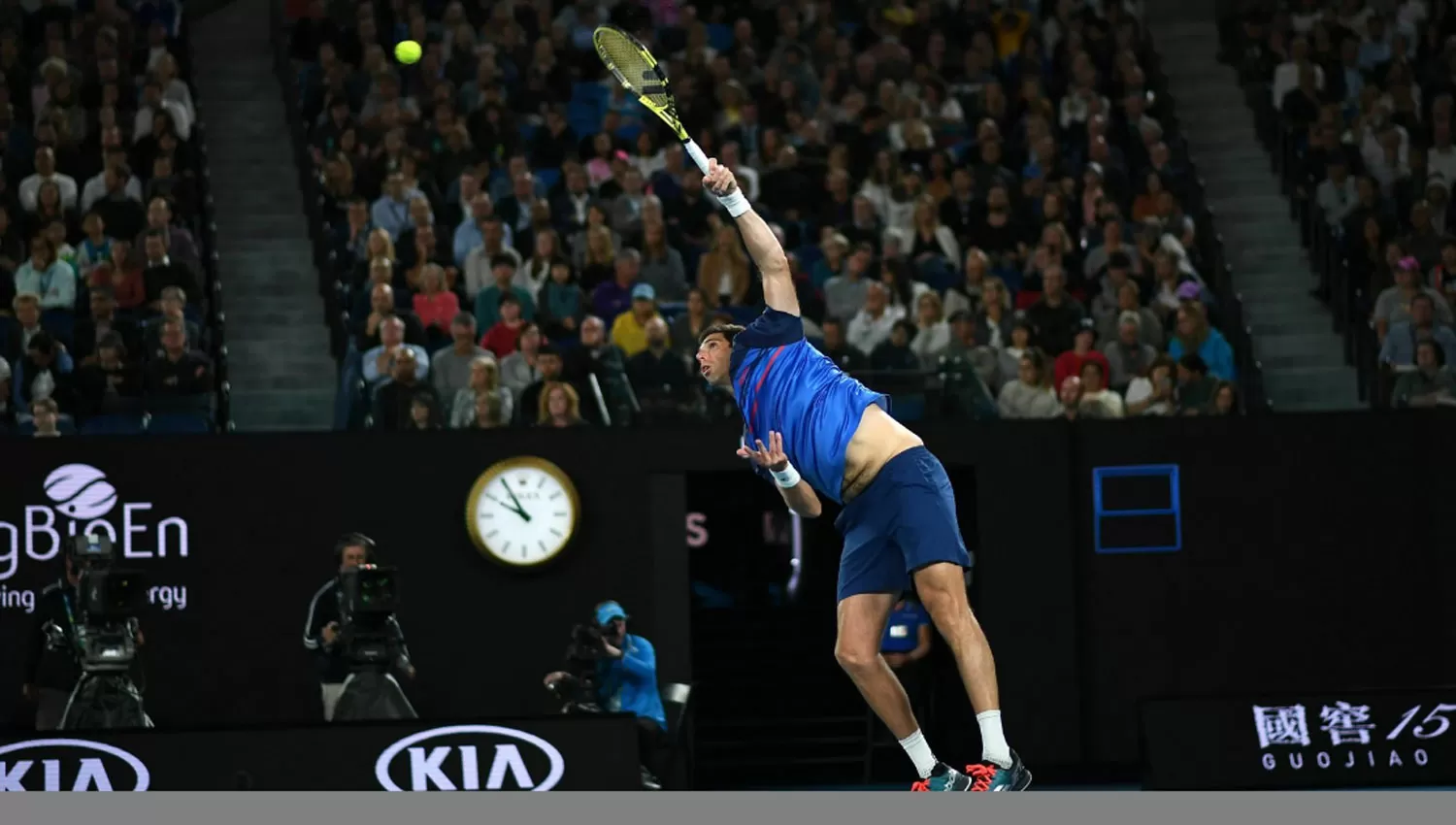 DEBUT. Delbonis intentará acceder hoy a la segunda ronda del torneo que se juega en cemento.