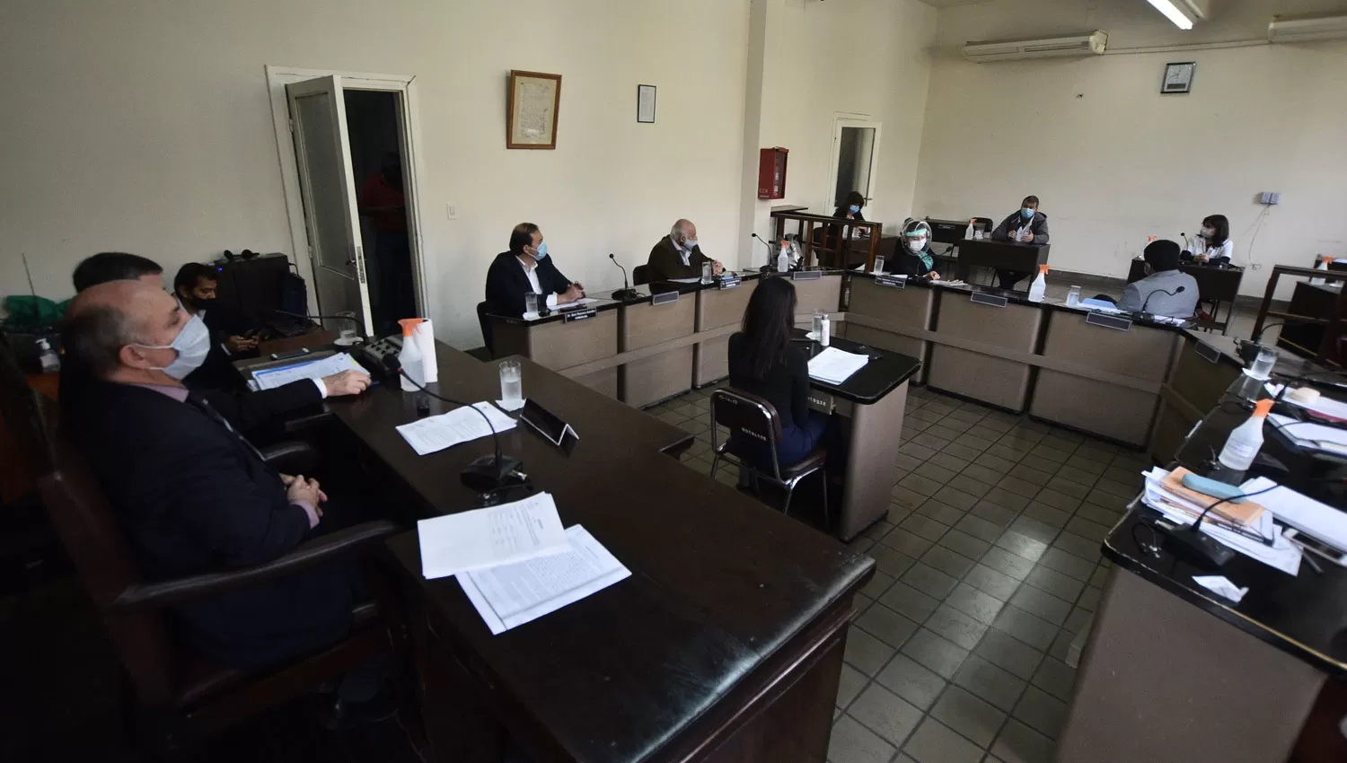 EN CONCEPCIÓN. El recinto del Concejo fue el escenario de la discusión que generó diferentes reacciones entre los ediles.