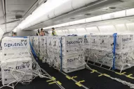 Llega otro cargamento de Sputnik para la imnunización contra la covid-19