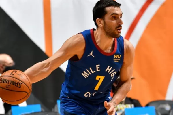 Campazzo anotó seis puntos en la paliza de Raptors sobre Nuggets