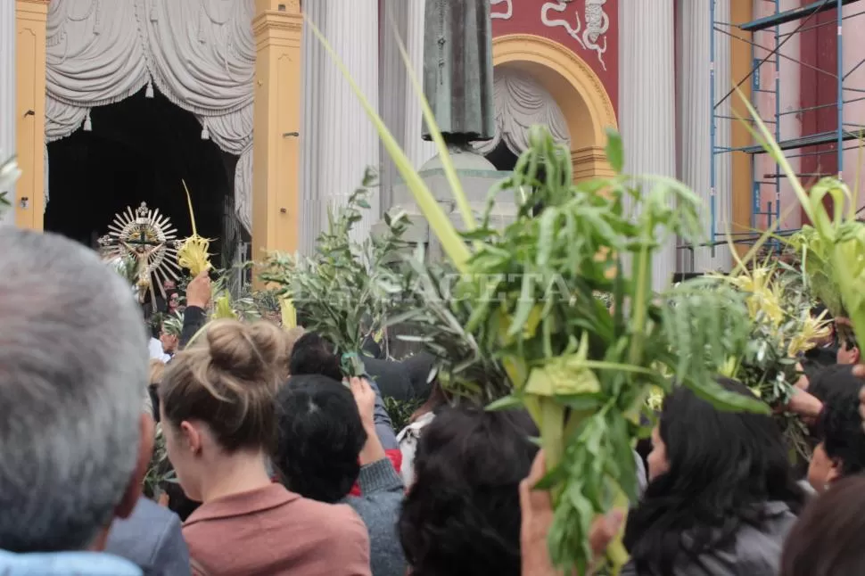 DOMINGO DE RAMOS. Las celebraciones de Semana Santa comienzan el 10 de abril este año.