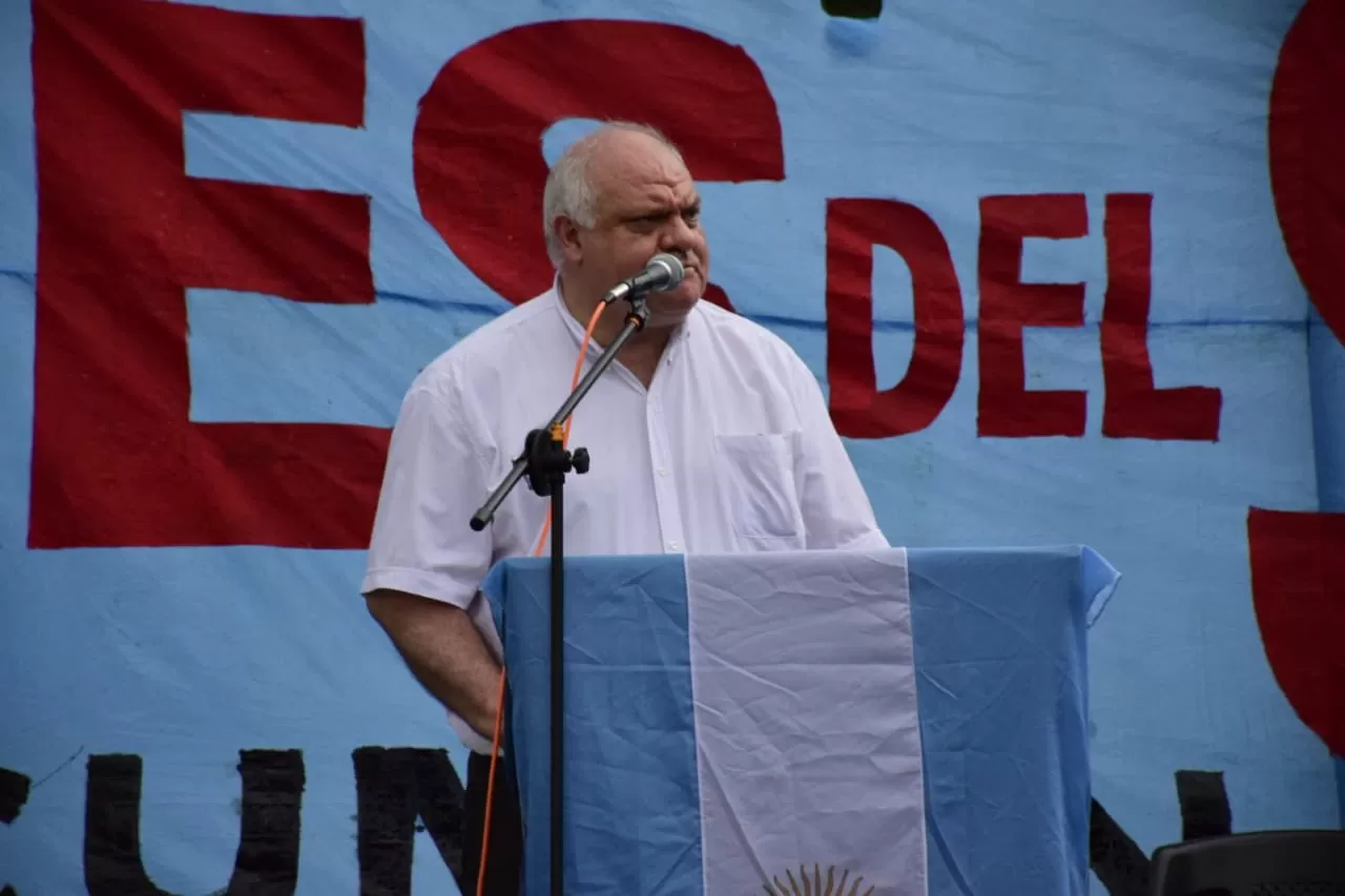 EN UN ACTO. El legislador Federico Masso. Foto: Prensa Libres del Sur