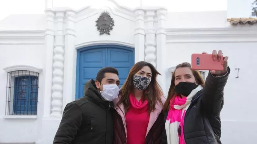 Selfie en la Casa Histórica. Foto Gobierno de Tucumán. 