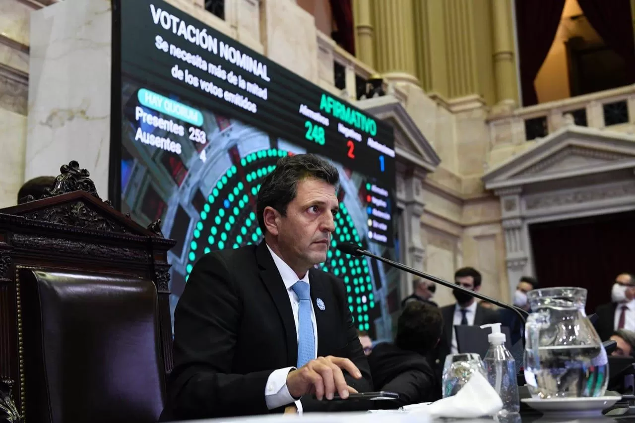 Sergio Massa, presidente de la Cámara de Diputados. Foto de archivo/La Gaceta.