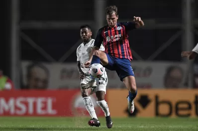 San Lorenzo perdió contra Santos y complicó su clasificación a la fase de grupos de la Libertadores