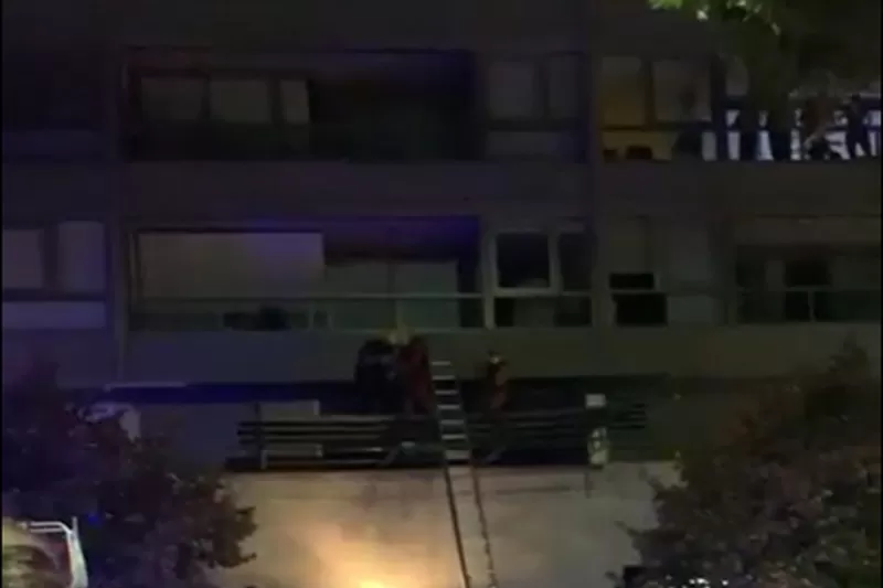 Dramático rescate en Puerto Madero.