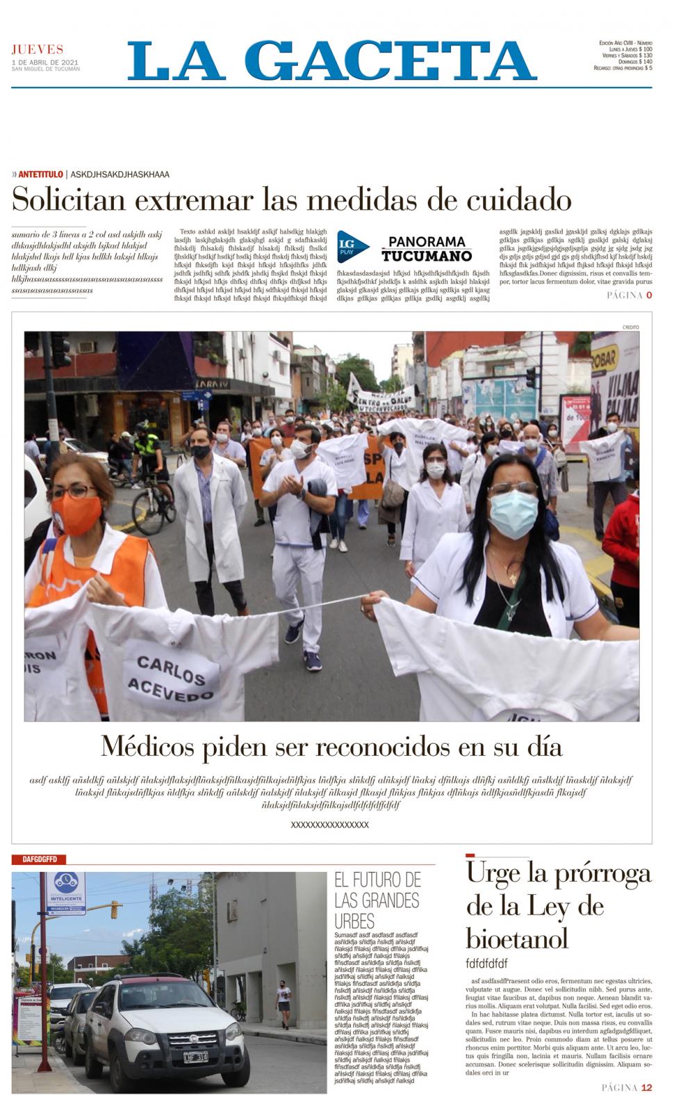 SALUD, PRIORIDAD. El impacto de la covid y el reclamo del personal sanitario son centrales para Sánchez.