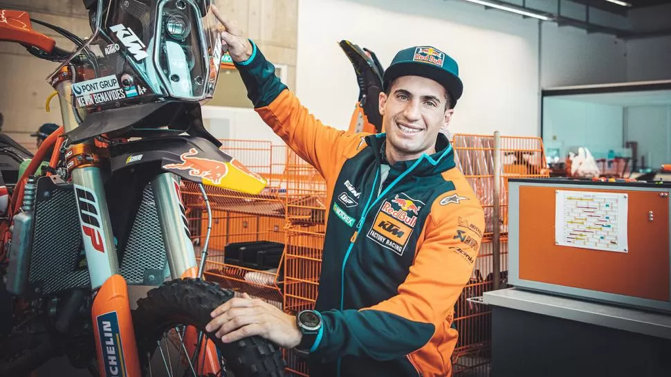 CAMBIA DE COLORES. El salteño Kevin Benavides comenzará a correr para la marca austríaca. 